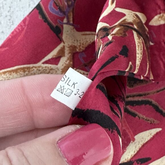 Silk Neck Scarf Asian Fringe Party Cocktail Luxury Japan Gift Travel Accessory - Picture 4 of 6